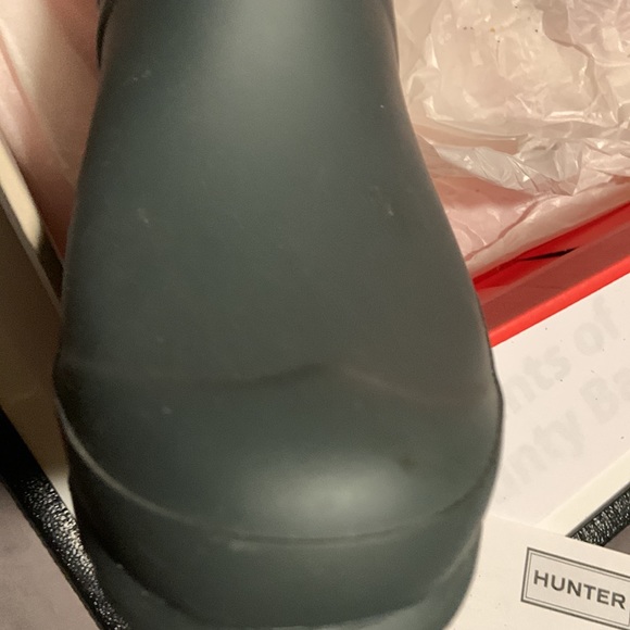 Hunter Women’s original back adj short boots Size 7 color Firth/Atlantis - Picture 7 of 15